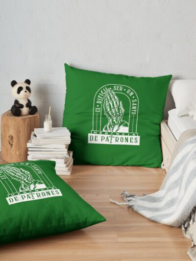 Herencia De Patrones Hp Es Dificil Ser Un Sántó Crewneck Merch Merchadise Clothes Apparel For Kids Men Women Black Love Throw Pillow Official Herencia De Patrones Merch