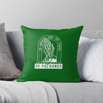 Herencia De Patrones Hp Es Dificil Ser Un Sántó Crewneck Merch Merchadise Clothes Apparel For Kids Men Women Black Love Throw Pillow Official Herencia De Patrones Merch