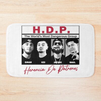 Herencia De Member Patrones 2022 Concert Tour Bath Mat Official Herencia De Patrones Merch