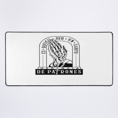 Herencia De Patrones Hp Es Dificil Ser Un Sántó White Mouse Pad Official Herencia De Patrones Merch