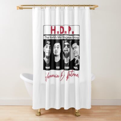 Herencia De Member Patrones 2022 Concert Tour Shower Curtain Official Herencia De Patrones Merch